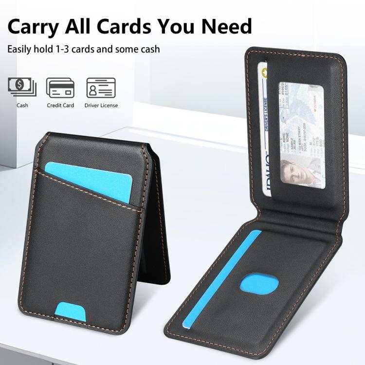 For Samsung Galaxy S25+ 5G Skin Feel Detachable Card Bag Magsafe Phone Case(Black) - free shipping - PMC Jewellery - Order now!