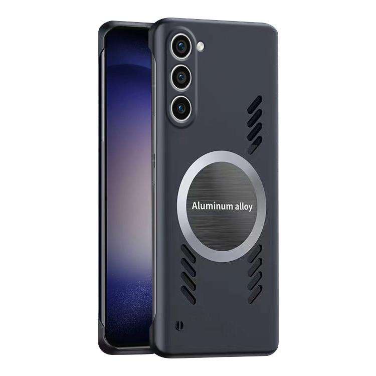 For Samsung Galaxy S23+ 5G All-inclusive Lens Frameless Graphene Cooling Phone Case(Black) - Galaxy S23+ 5G Cases by PMc TechLife | Online Shopping South Africa | PMc TechLife | Buy Now Pay Later Mobicred