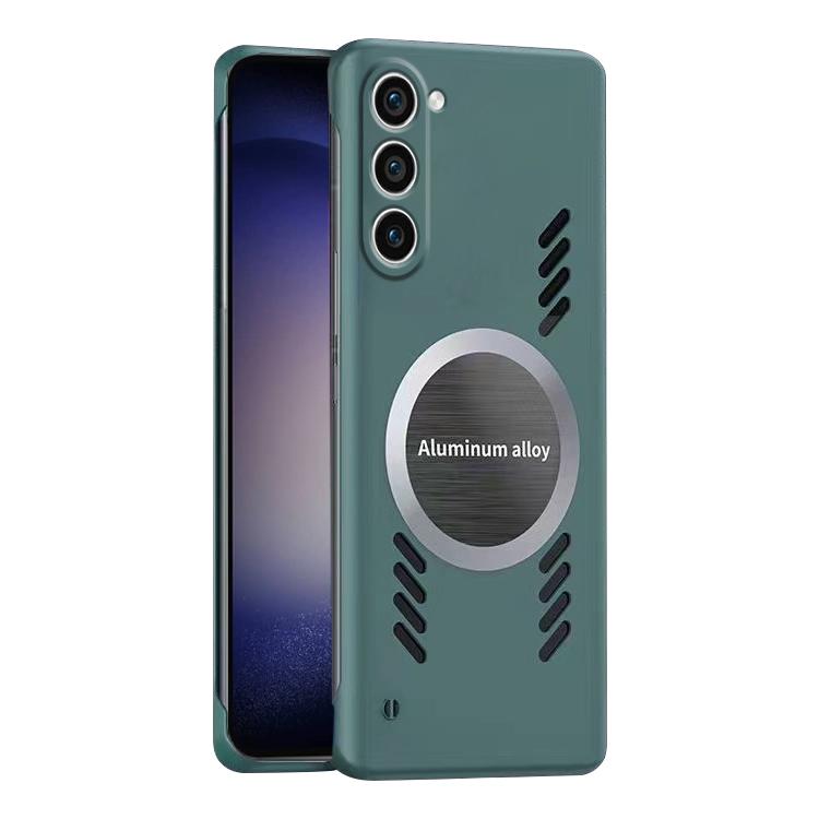 For Samsung Galaxy S23 5G All-inclusive Lens Frameless Graphene Cooling Phone Case(Navy Blue) - Galaxy S23 5G Cases by PMc TechLife | Online Shopping South Africa | PMc TechLife | Buy Now Pay Later Mobicred