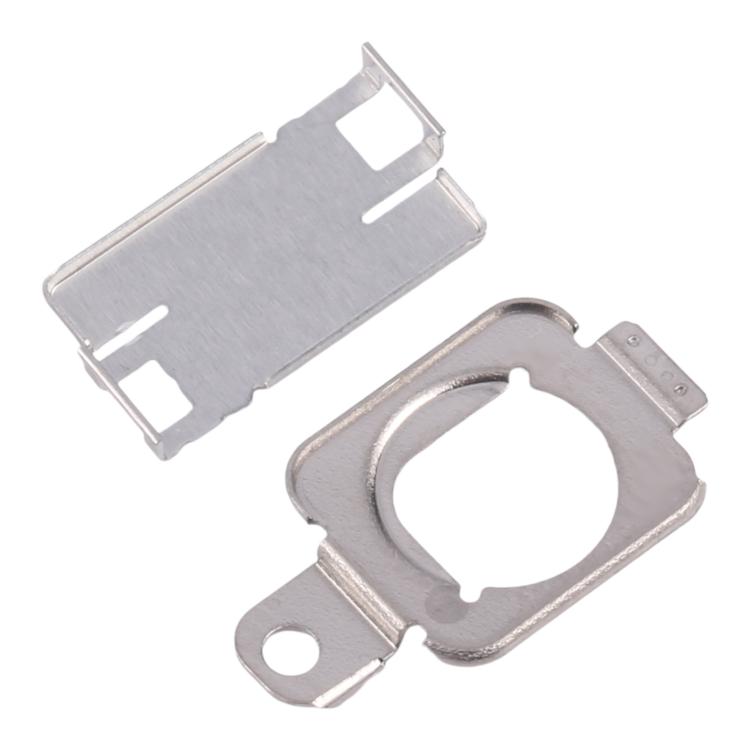 For iPhone 15 Plus 1 Pair Flashlight / Mic Iron Sheet Cover (On The Back Cover) - Others by PMc TechLife | Online Shopping South Africa | PMc TechLife | Buy Now Pay Later Mobicred