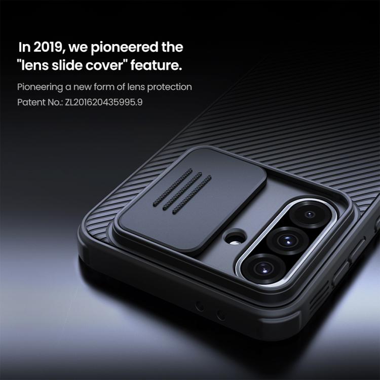 For Samsung Galaxy A36 5G NILLKIN Black Mirror Pro Series Camshield PC Phone Case(Green) - free shipping - PMc TechLife - Order now!