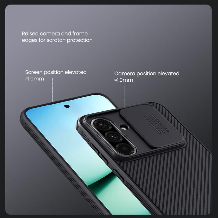 For Samsung Galaxy A36 5G NILLKIN Black Mirror Pro Series Camshield PC Phone Case(Green) - free shipping - PMc TechLife - Order now!