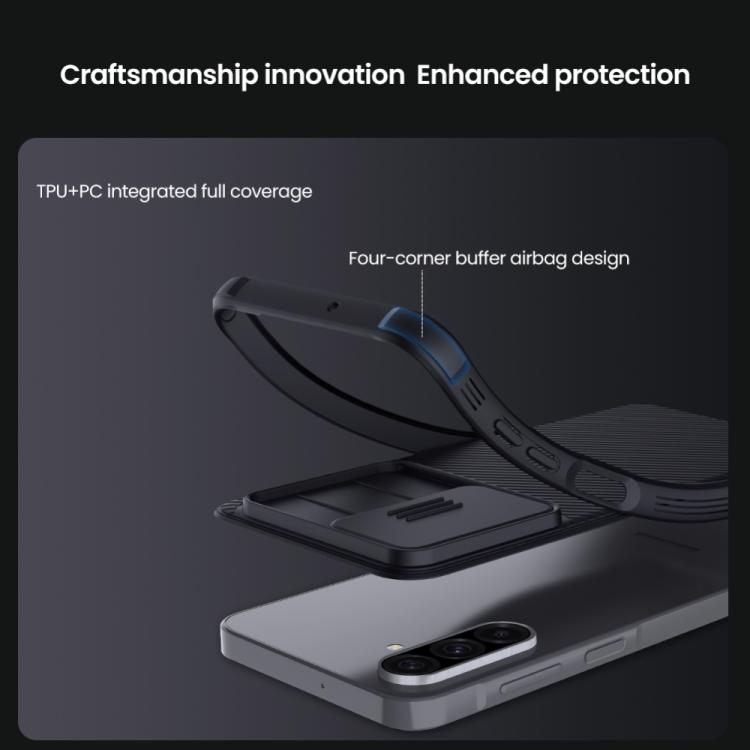 For Samsung Galaxy A26 5G NILLKIN Black Mirror Pro Series Camshield PC Phone Case(Green) - free shipping - PMc TechLife - Order now!