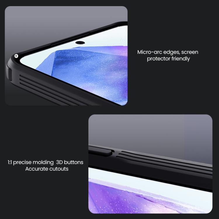 For Samsung Galaxy A56 5G NILLKIN Black Mirror Pro Series Camshield PC Phone Case(Black) - free shipping - PMc TechLife - Order now!