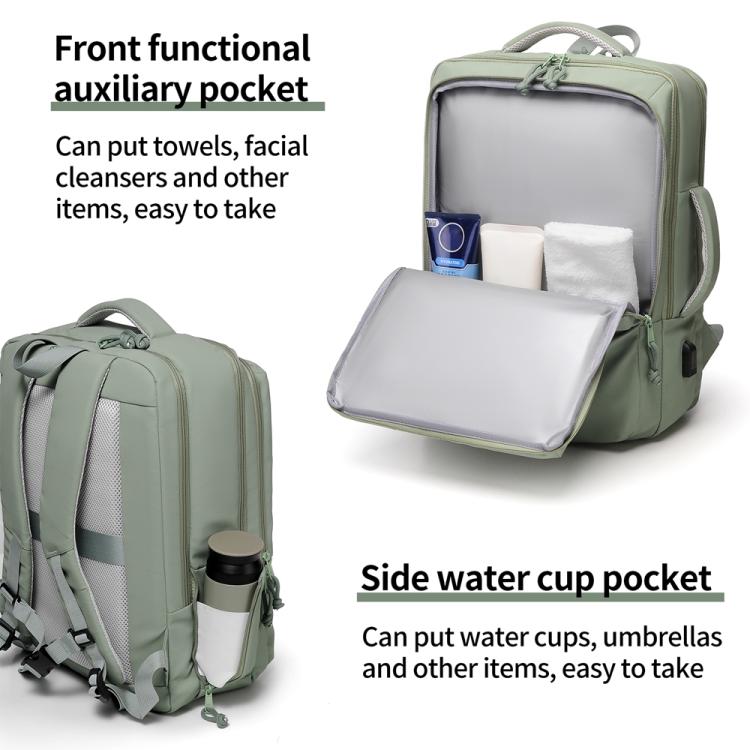 P960 Large Capacity Water Resistant Fashionable Backpack(Green) - Backpack by PMC TechLife | Online Shopping South Africa | PMC TechLife | Buy Now Pay Later Mobicred