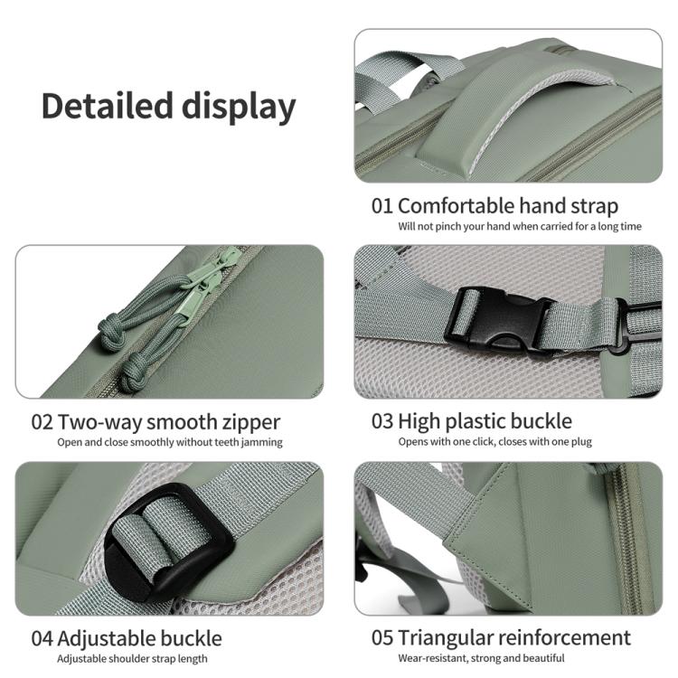 P960 Large Capacity Water Resistant Fashionable Backpack(Dark Grey) - Backpack by PMC TechLife | Online Shopping South Africa | PMC TechLife | Buy Now Pay Later Mobicred