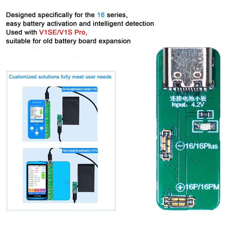 JCID Battery Expansion Board for iPhone 16 Series - free shipping - PMC TechLife - Order now!