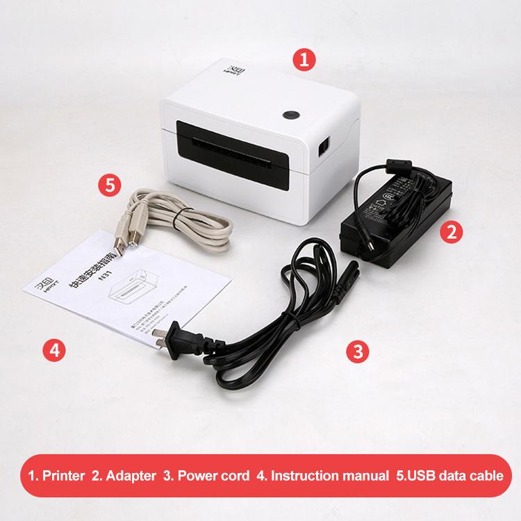 HPRT N31 Bluetooth Version Express Electronic Waybill Printer, Plug:EU Plug(White) - Printer by PMC TechLife | Online Shopping South Africa | PMC TechLife | Buy Now Pay Later Mobicred