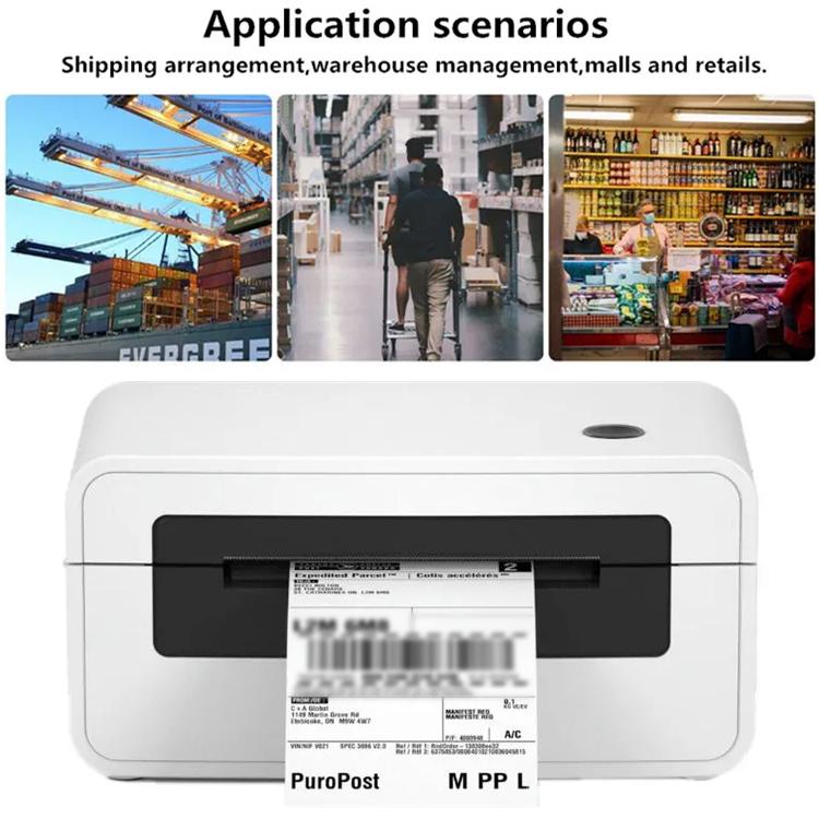 HPRT N41 Bluetooth Version Express Electronic Waybill Printer, Plug:EU Plug(White) - free shipping - PMC TechLife - Order now!