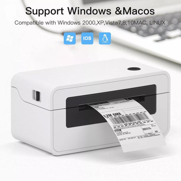 HPRT N41 Bluetooth Version Express Electronic Waybill Printer, Plug:AU Plug(White) - Receipt Printers by PMC TechLife | Online Shopping South Africa | PMC TechLife | Buy Now Pay Later Mobicred