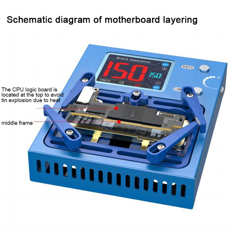 Aixun iHeater Pro Special Heating Planting Tin Module for iPhone X-16 Pro Max, Plug:US Plug - free shipping - PMc TechLife - Order now!