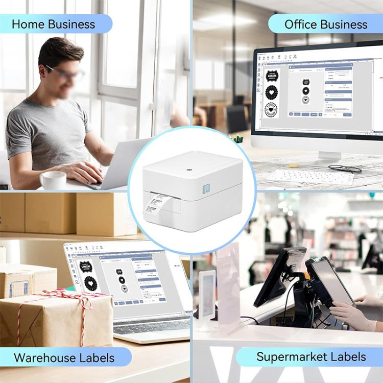 HPRT D35 Computer Version Express Electronic Waybill Printer, Plug:AU Plug(White) - Printer by PMC TechLife | Online Shopping South Africa | PMC TechLife | Buy Now Pay Later Mobicred