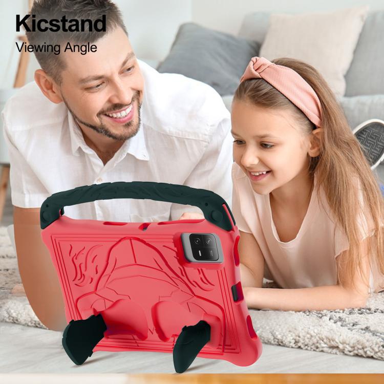 For Huawei MatePad SE 11 2024 Boxing Series Kickstand EVA Shockproof Tablet Case with Shoulder Strap(Red Black) - Huawei by PMC TechLife | Online Shopping South Africa | PMC TechLife | Buy Now Pay Later Mobicred