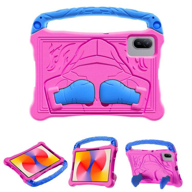 For Huawei MatePad SE 11 2024 Boxing Series Kickstand EVA Shockproof Tablet Case with Shoulder Strap(Rose Red Blue) - free shipping - PMC TechLife - Order now!