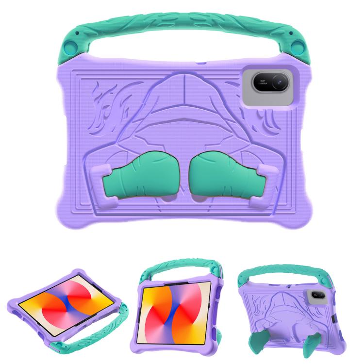 For Huawei MatePad SE 11 2024 Boxing Series Kickstand EVA Shockproof Tablet Case with Shoulder Strap(Purple Mint) - free shipping - PMC TechLife - Order now!