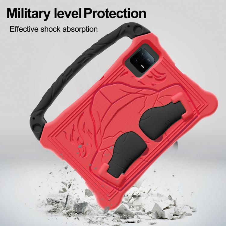 For Honor Pad X8a 11 inch Boxing Series Kickstand EVA Shockproof Tablet Case with Shoulder Strap(Red Black) - Honor by PMC TechLife | Online Shopping South Africa | PMC TechLife | Buy Now Pay Later Mobicred