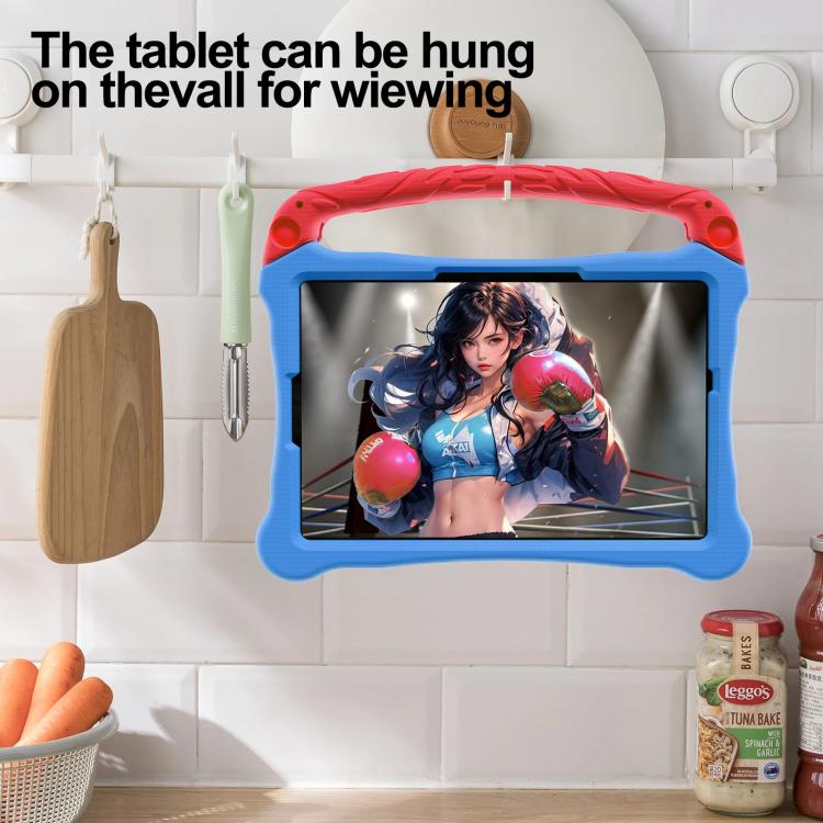 For Honor Pad X8a 11 inch Boxing Series Kickstand EVA Shockproof Tablet Case with Shoulder Strap(Blue Red) - Honor by PMC TechLife | Online Shopping South Africa | PMC TechLife | Buy Now Pay Later Mobicred