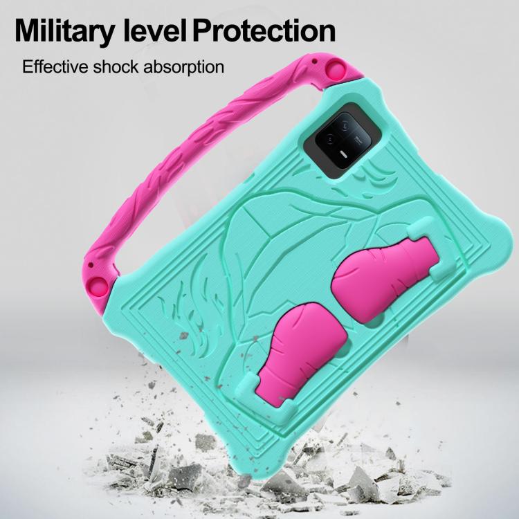 For Honor Tablet V7 11 inch Boxing Series Kickstand EVA Shockproof Tablet Case with Shoulder Strap(Mint Rose Red) - Honor by PMC TechLife | Online Shopping South Africa | PMC TechLife | Buy Now Pay Later Mobicred