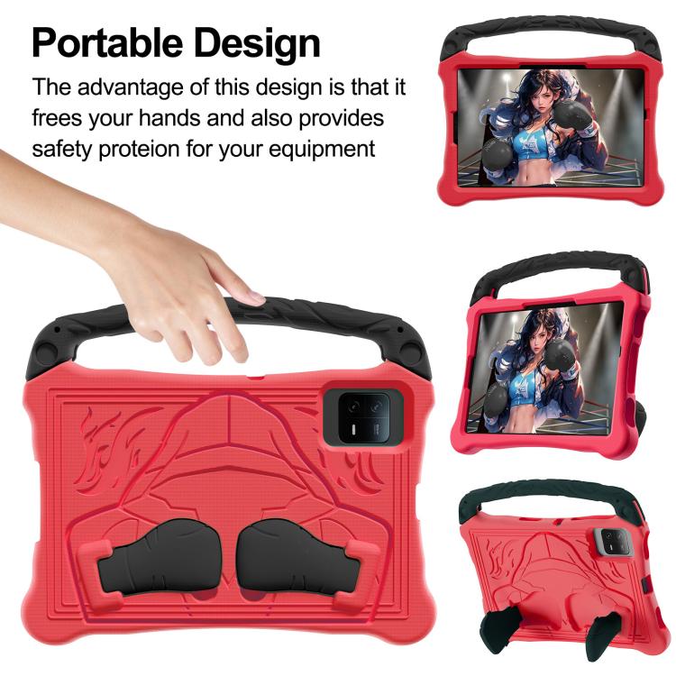 For Honor Tablet V7 11 inch Boxing Series Kickstand EVA Shockproof Tablet Case with Shoulder Strap(Red Black) - Honor by PMC TechLife | Online Shopping South Africa | PMC TechLife | Buy Now Pay Later Mobicred