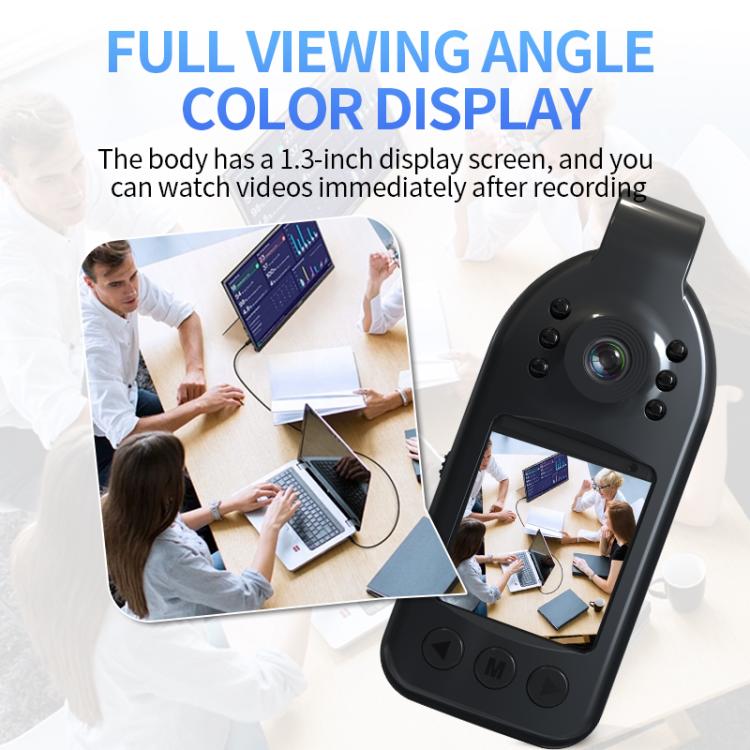 L09 1.33 inch Screen 1080P HD Outdoor Sports Camera Recorder(Black) - Video Cameras by PMC TechLife | Online Shopping South Africa | PMC TechLife | Buy Now Pay Later Mobicred