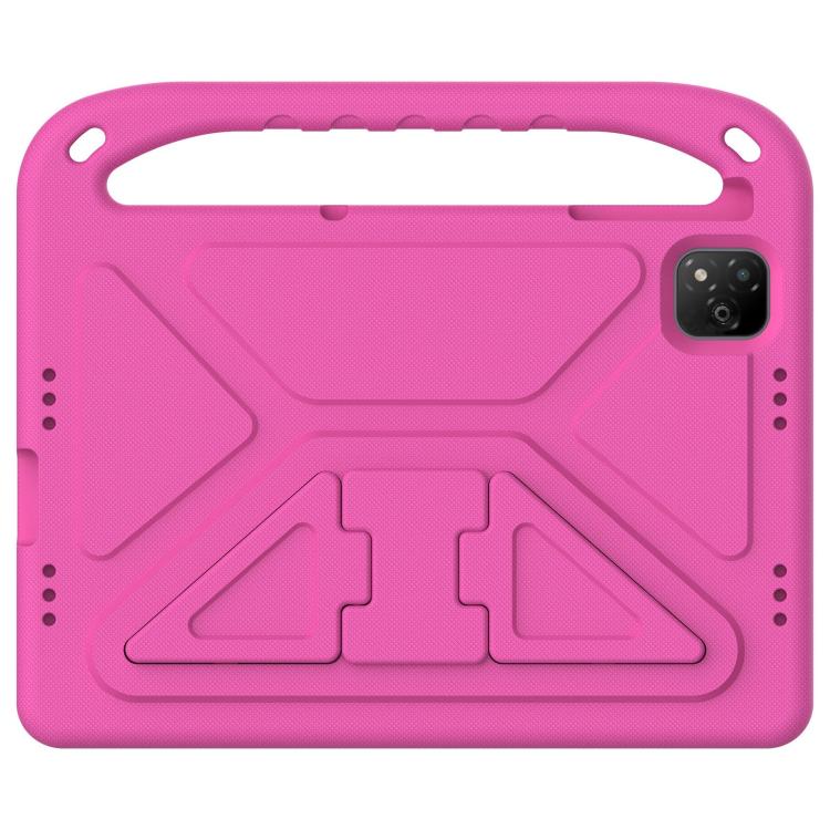 For Infinix Xpad 11 2024 Handle EVA Shockproof Tablet Case with Holder(Rose Red) - Others by PMC TechLife | Online Shopping South Africa | PMC TechLife | Buy Now Pay Later Mobicred