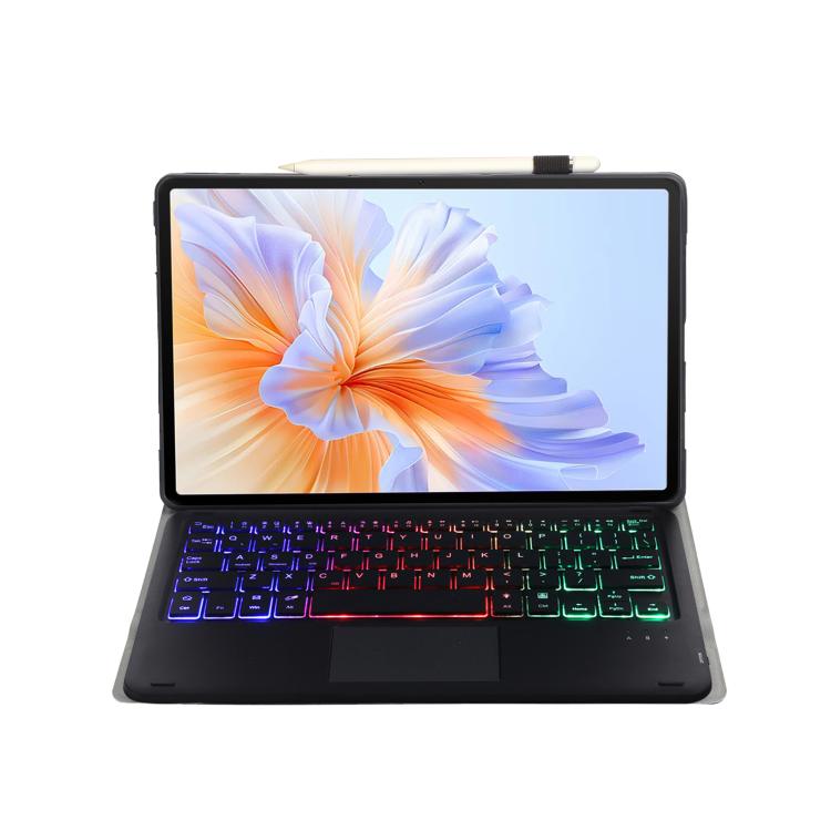 For Honor Pad V9 AH27-AS Ultra-thin Detachable Backlight Bluetooth Keyboard Leather Tablet Case with Touchpad(Black) - Huawei Keyboard by PMC TechLife | Online Shopping South Africa | PMC TechLife | Buy Now Pay Later Mobicred