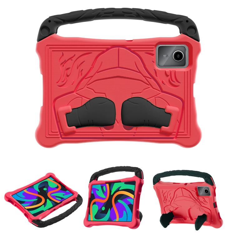 For Lenovo Tab M11/ Xiaoxin Pad 11 2024/2025 Boxing Series Kickstand EVA Shockproof Tablet Case with Shoulder Strap(Red Black) - Lenovo by PMC TechLife | Online Shopping South Africa | PMC TechLife | Buy Now Pay Later Mobicred