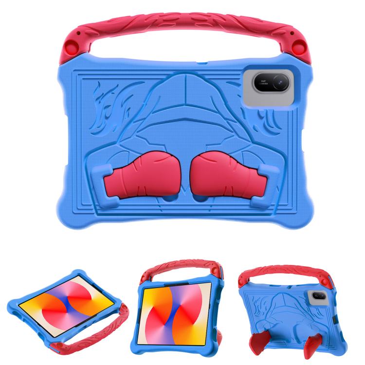 For For Lenovo Tab M11/ Xiaoxin Pad 11 2024 Boxing Series Kickstand EVA Shockproof Tablet Case with Shoulder Strap(Blue Red) - Lenovo by PMC TechLife | Online Shopping South Africa | PMC TechLife | Buy Now Pay Later Mobicred