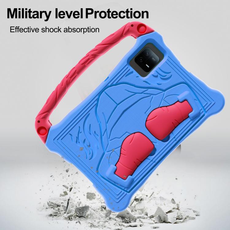 For For Lenovo Tab M11/ Xiaoxin Pad 11 2024 Boxing Series Kickstand EVA Shockproof Tablet Case with Shoulder Strap(Blue Red) - Lenovo by PMC TechLife | Online Shopping South Africa | PMC TechLife | Buy Now Pay Later Mobicred