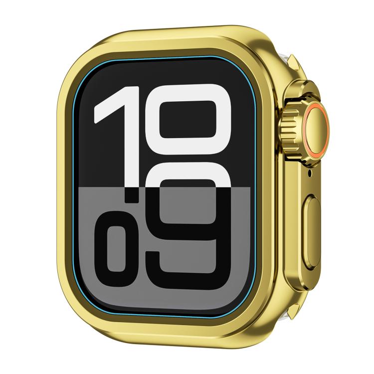 For Apple Watch Series 6 / 5 / 4 / SE 44mm Change to Ultra 49mm Zinc Alloy Watch Case(Bright Gold) - free shipping - PMC TechLife - Order now!
