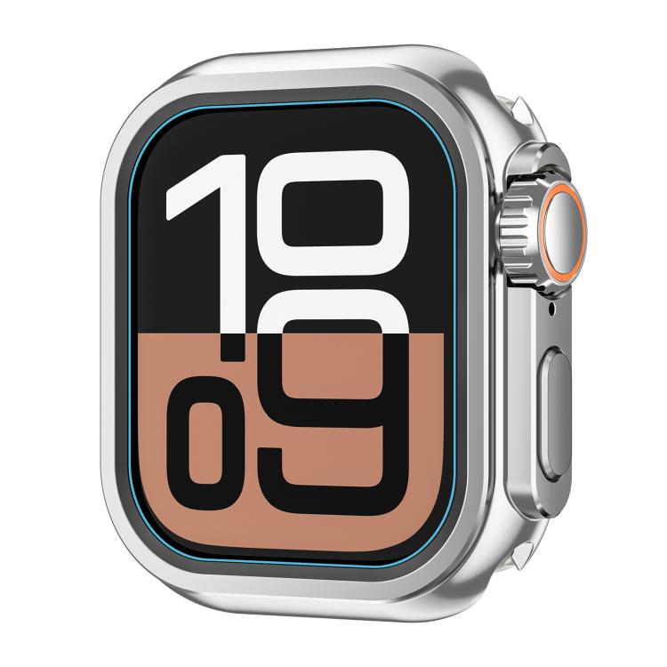 For Apple Watch Series 6 / 5 / 4 / SE 44mm Change to Ultra 49mm Zinc Alloy Watch Case(Bright Silver) - free shipping - PMC TechLife - Order now!
