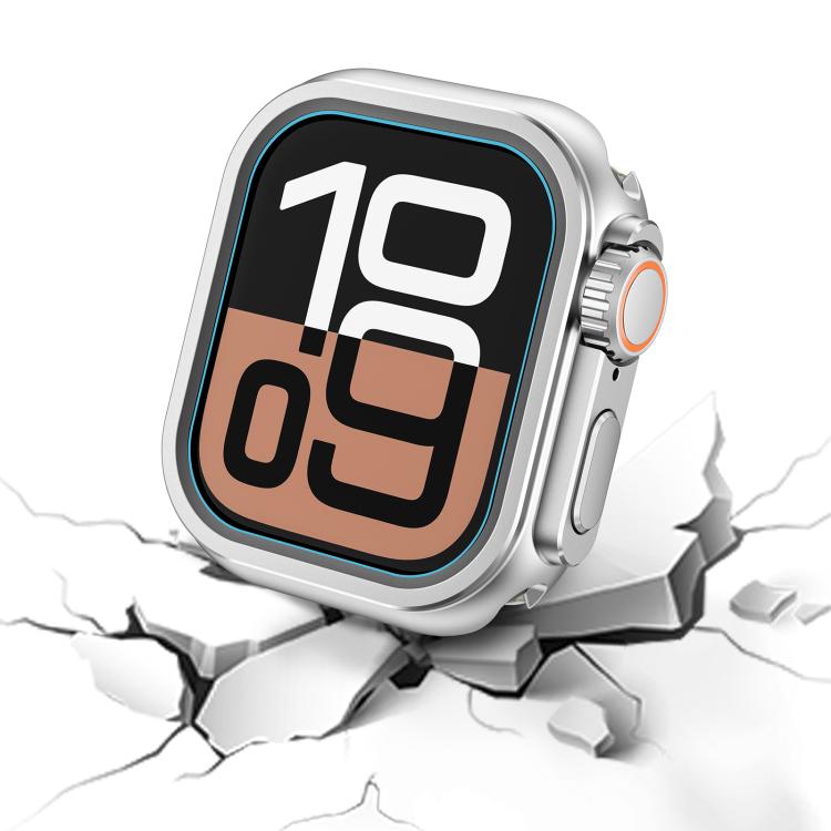 For Apple Watch Series 6 / 5 / 4 / SE 44mm Change to Ultra 49mm Zinc Alloy Watch Case(Matte Silver) - free shipping - PMC TechLife - Order now!
