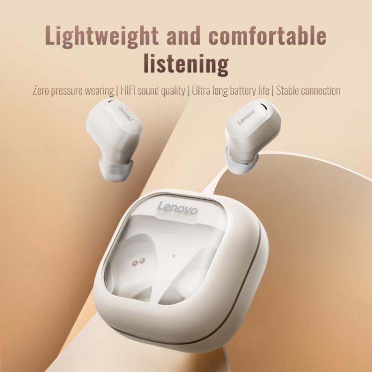 Original Lenovo EA200 In-Ear True Wireless Bluetooth Earphones(Rock White) - free shipping - PMc TechLife - Order now!