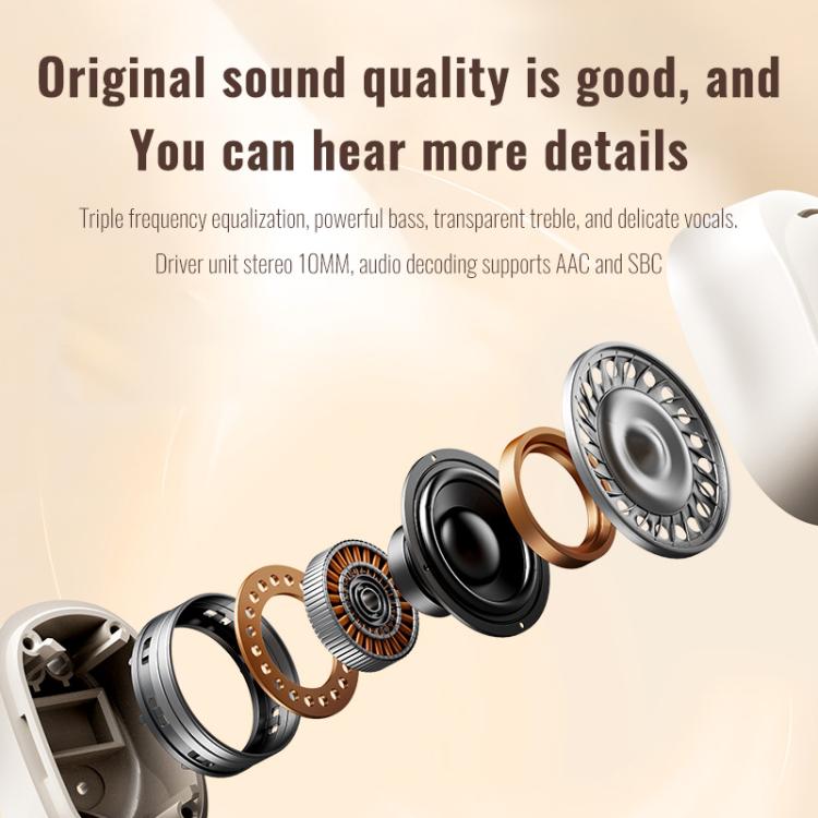 Original Lenovo EA200 In-Ear True Wireless Bluetooth Earphones(Rock White) - free shipping - PMc TechLife - Order now!