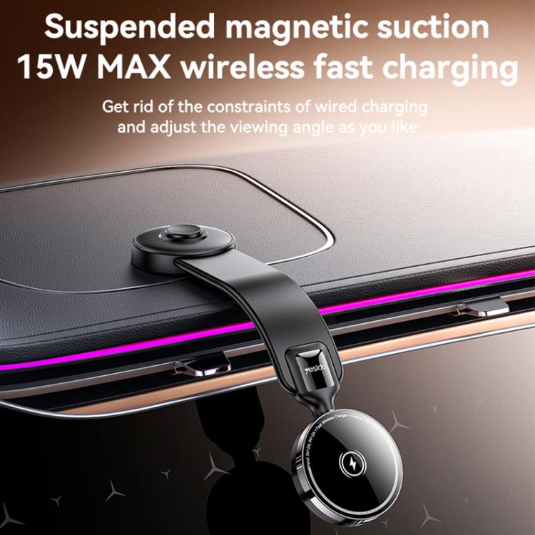 Yesido C316 15W Magsafe Magnetic Car Wireless Charger(Black) - Wireless Charger Holders by PMc TechLife | Online Shopping South Africa | PMc TechLife | Buy Now Pay Later Mobicred