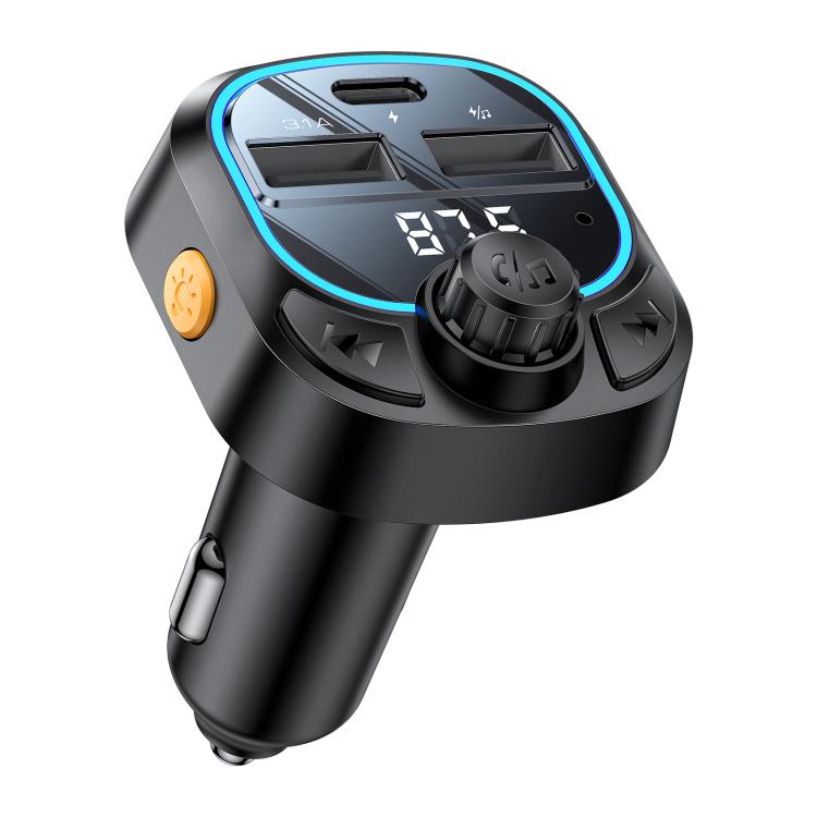 Yesido Y70 Car Bluetooth FM Transmitter(Black) - Bluetooth Car Kits by Yesido | Online Shopping South Africa | PMC TechLife | Buy Now Pay Later Mobicred