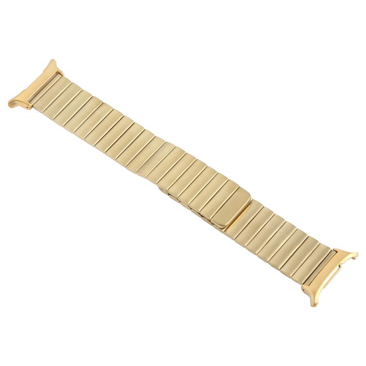 For Samsung Galaxy Watch Ultra 47mm Bamboo Stainless Steel Magnetic Watch Band(Gold) - Watch Bands by PMc TechLife | Online Shopping South Africa | PMc TechLife | Buy Now Pay Later Mobicred