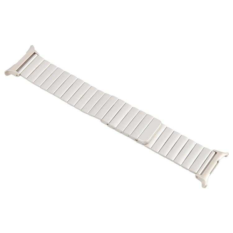 For Samsung Galaxy Watch Ultra 47mm Bamboo Stainless Steel Magnetic Watch Band(Starlight) - Watch Bands by PMc TechLife | Online Shopping South Africa | PMc TechLife | Buy Now Pay Later Mobicred