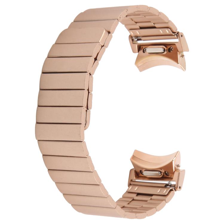 For Samsung Galaxy Watch 7 / 6 / 5 / 4 Bamboo Magnetic Quick Release Metal Watch Band(Rose Gold) - free shipping - PMc TechLife - Order now!
