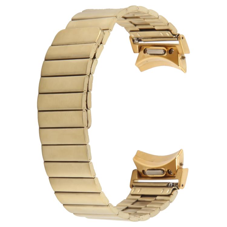 For Samsung Galaxy Watch 7 / 6 / 5 / 4 Bamboo Magnetic Quick Release Metal Watch Band(Gold) - free shipping - PMc TechLife - Order now!