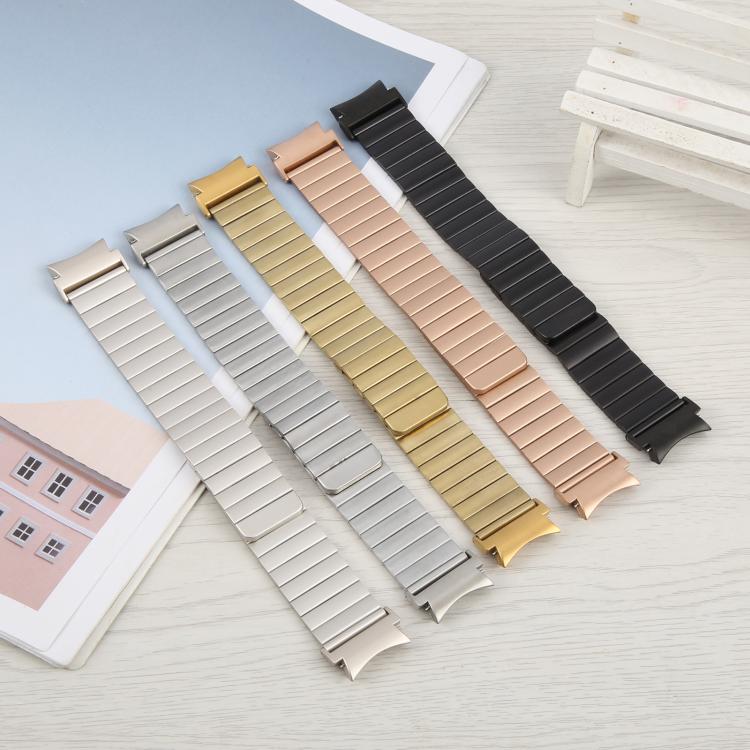 For Samsung Galaxy Watch 7 / 6 / 5 / 4 Bamboo Magnetic Quick Release Metal Watch Band(Gold) - free shipping - PMc TechLife - Order now!