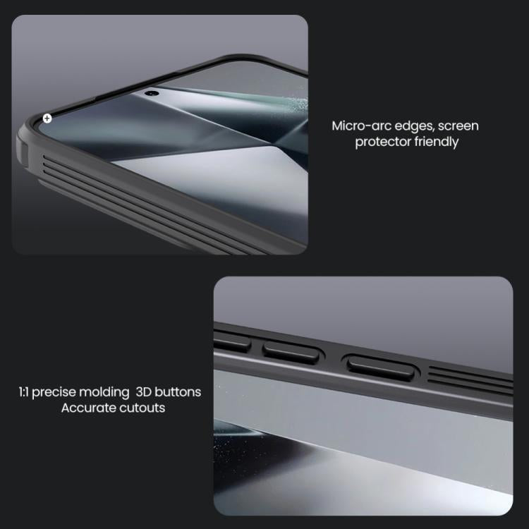 For Samsung Galaxy S25 5G NILLKIN CamShield Pro Magnetic PC Phone Case(Black) - Galaxy S25 5G Cases by NILLKIN | Online Shopping South Africa | PMc TechLife | Buy Now Pay Later Mobicred