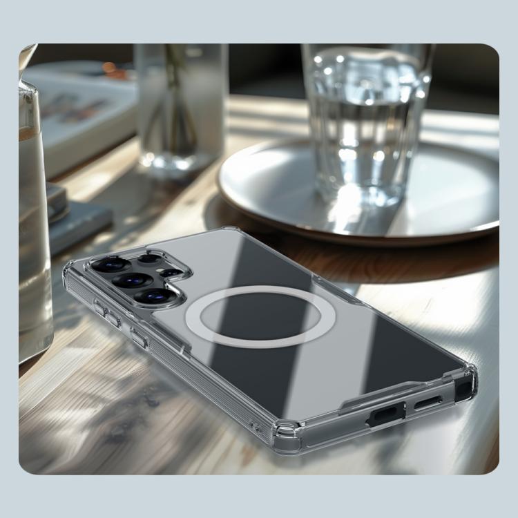 For Samsung Galaxy S25 Ultra 5G NILLKIN Ultra Clear Magsafe PC + TPU Phone Case(Transparent) - Galaxy S25 Ultra 5G Cases by NILLKIN | Online Shopping South Africa | PMc TechLife | Buy Now Pay Later Mobicred