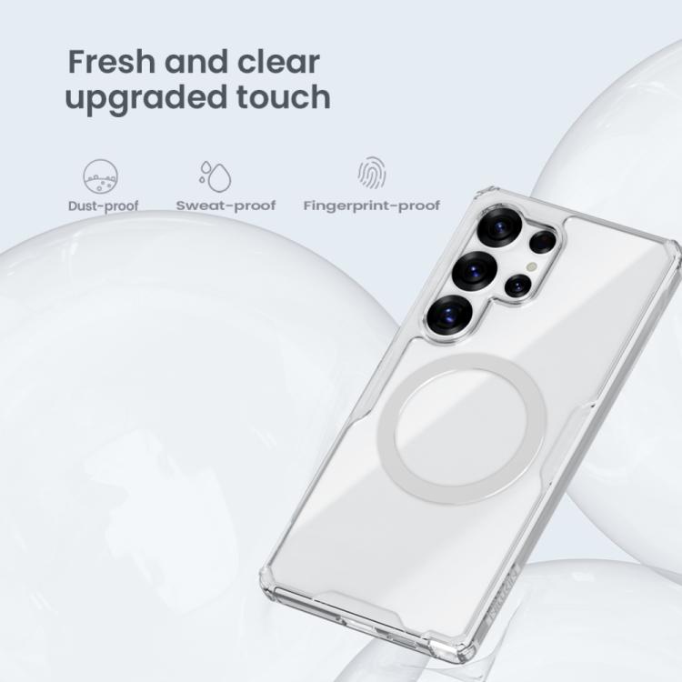 For Samsung Galaxy S25 Ultra 5G NILLKIN Ultra Clear Magsafe PC + TPU Phone Case(Transparent) - Galaxy S25 Ultra 5G Cases by NILLKIN | Online Shopping South Africa | PMc TechLife | Buy Now Pay Later Mobicred