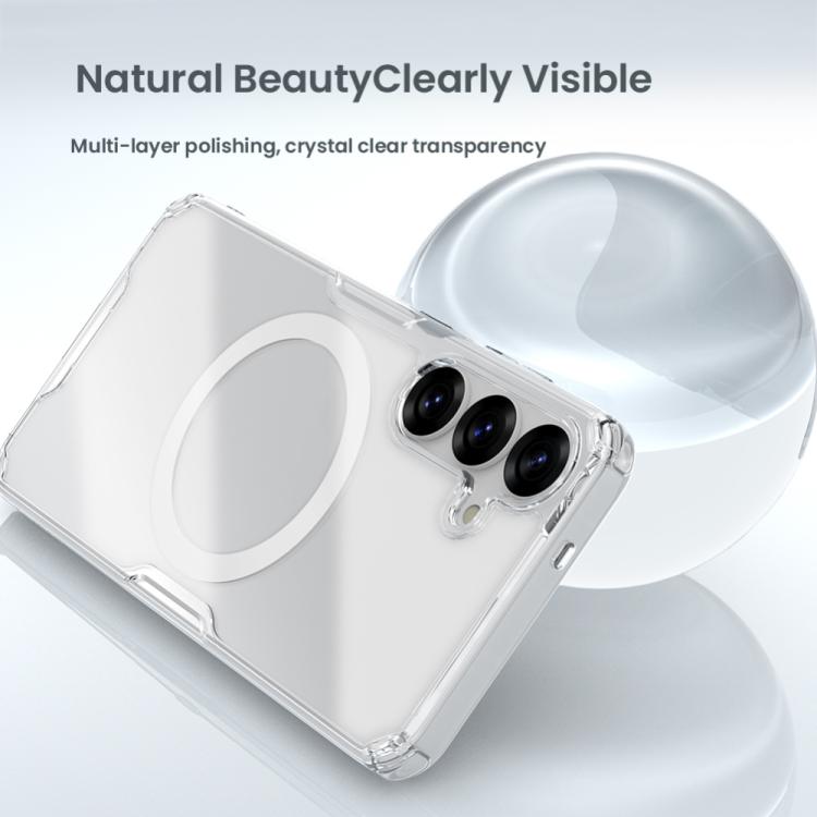 For Samsung Galaxy S25 5G NILLKIN Ultra Clear Magsafe PC + TPU Phone Case(Transparent) - Galaxy S25 5G Cases by NILLKIN | Online Shopping South Africa | PMc TechLife | Buy Now Pay Later Mobicred