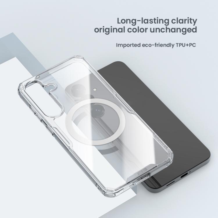 For Samsung Galaxy S25 5G NILLKIN Ultra Clear Magsafe PC + TPU Phone Case(Transparent) - Galaxy S25 5G Cases by NILLKIN | Online Shopping South Africa | PMc TechLife | Buy Now Pay Later Mobicred