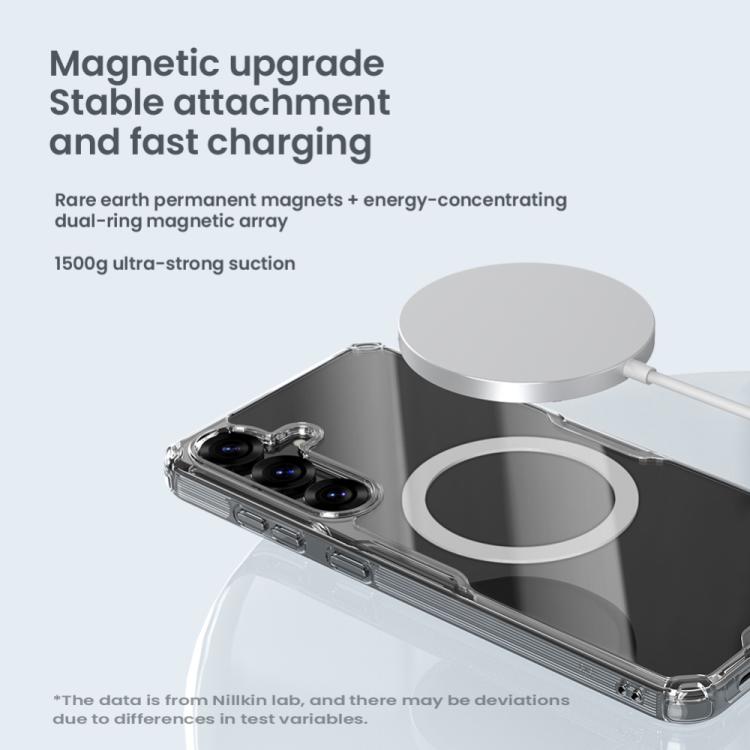 For Samsung Galaxy S25 5G NILLKIN Ultra Clear Magsafe PC + TPU Phone Case(Transparent) - Galaxy S25 5G Cases by NILLKIN | Online Shopping South Africa | PMc TechLife | Buy Now Pay Later Mobicred