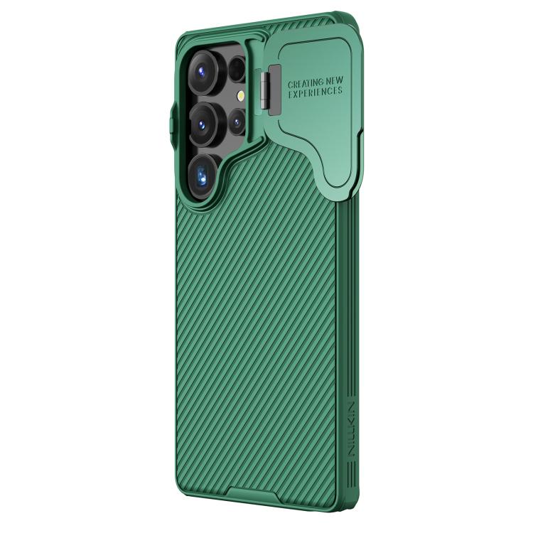 For Samsung Galaxy S25 Ultra 5G NILLKIN CamShield Prop MagSafe Magnetic PC Phone Case(Green) - free shipping - PMc TechLife - Order now!