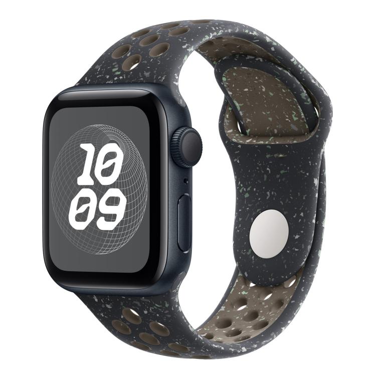For Apple Watch 46mm / 49mm / 45mm / 44mm Coloful Silicone Watch Band(Midnight Black Brown) - Watch Bands by PMc TechLife | Online Shopping South Africa | PMc TechLife | Buy Now Pay Later Mobicred
