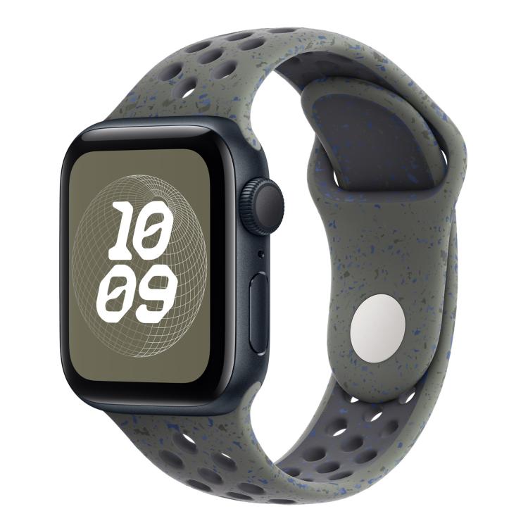 For Apple Watch 46mm / 49mm / 45mm / 44mm Coloful Silicone Watch Band(Midnight Green Black) - free shipping - PMc TechLife - Order now!